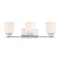 Designers Fountain Stella 23.5in 3-Light Polished Nickel Modern Indoor Vanity Light with Etched Opal Glass Shades D291M-3B-PN - alternate 1